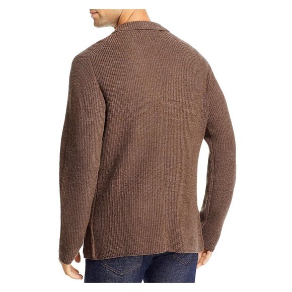 Blend Sweaters The Mens Store Mens Brown Long Sleeve Wool Blend